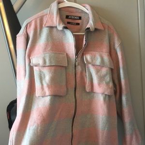 Pink plaid Overshirt